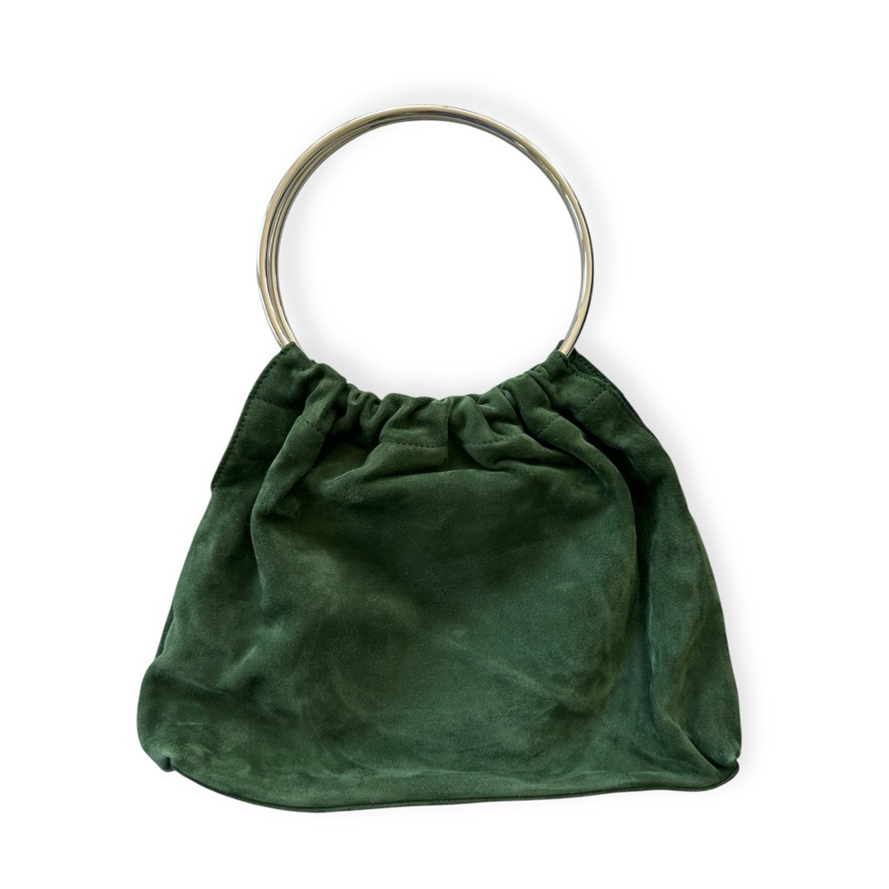 Little Liffner • Small Ring Bag Green Suede